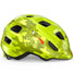 Casque vélo enfant Hourra MET camouflage vert avec motif luciole, compatible siège vélo enfant pour sécurité et style