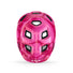 Casque vélo enfant Hourra MET rose avec motifs fluorescents, compatible siège vélo enfant pour sécurité et confort