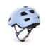 Casque vélo enfant Hourra MET bleu clair avec sangle multicolore, compatible siège vélo enfant pour sécurité et confort