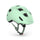 Casque vélo enfant Hourra MET vert clair avec sangle à motifs, compatible siège vélo enfant pour sécurité et confort