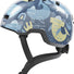 Casque vélo enfant Skurb Kid Abus motif dinosaures bleu, sécurité et confort pour les petits cyclistes