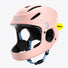 vue arrière du casque vélo enfant Virgo Kid Integral rose avec protection complète et système MIPS.