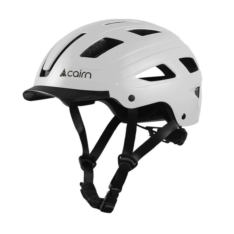 Casque vélo Cairn Clarke 7896 avec lumière LED pour une protection et visibilité accrue en milieu urbain