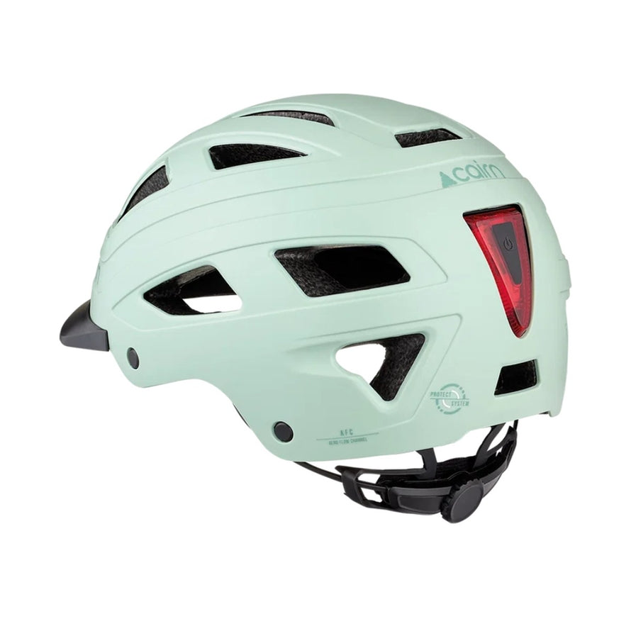 Casque de velo urbain Cairn Clarke 7896 avec LED arriere pour une meilleure securite et confort en ville