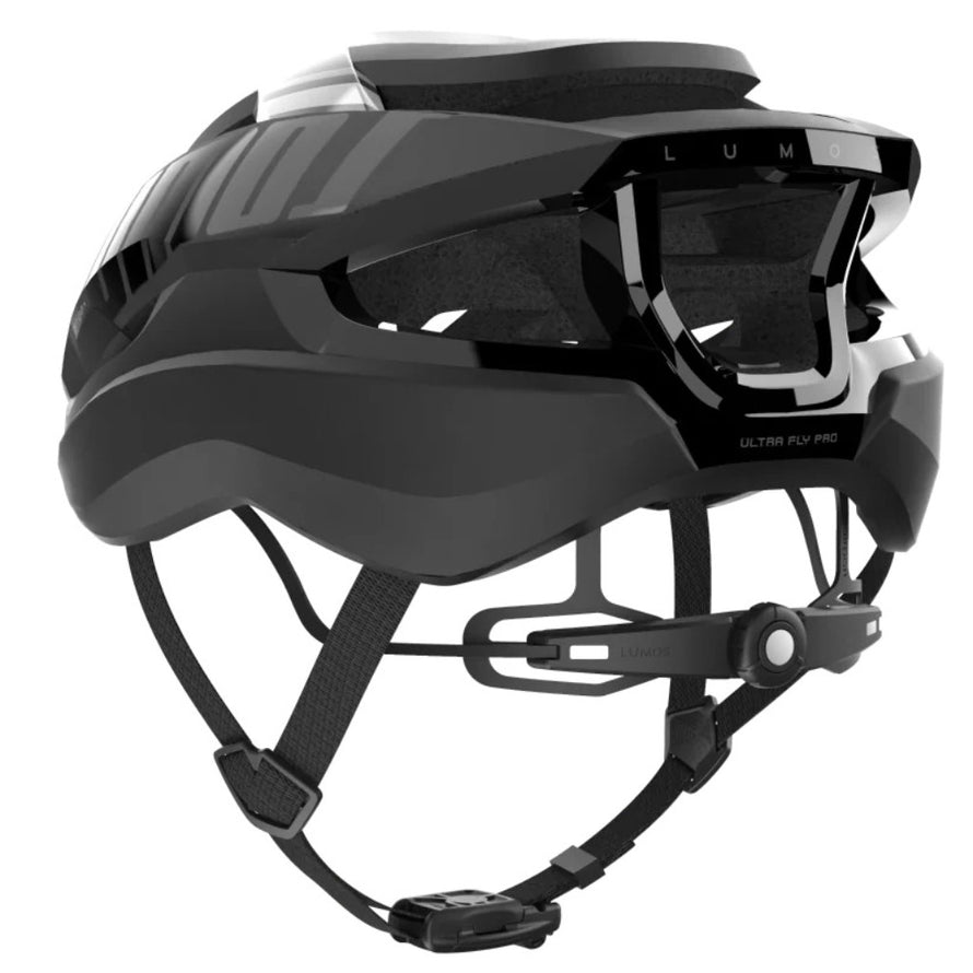 casque vélo ultra fly pro mips Lumos noir vue sangles
