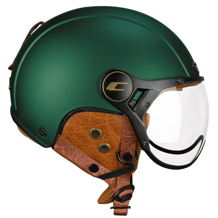 Casque vélo rétro avec visière CGM EBI de la marque 20, design vintage et confort assuré
