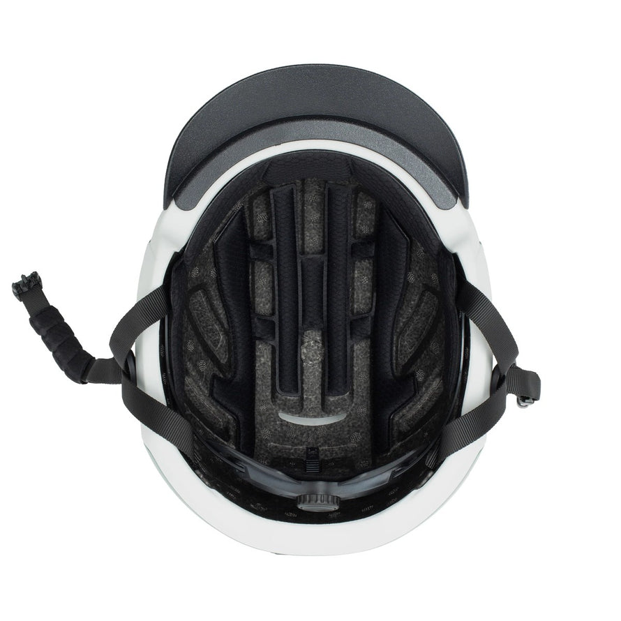 Casque velo urbain TAAC Corso avec interieur confortable et systeme de clignotants LED pour securite