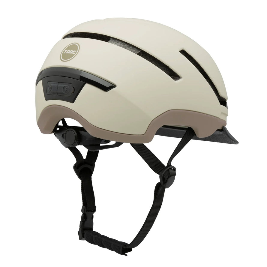 Casque TAAC Corso avec clignotants LED intégrés pour cyclisme urbain sécurisé et design moderne