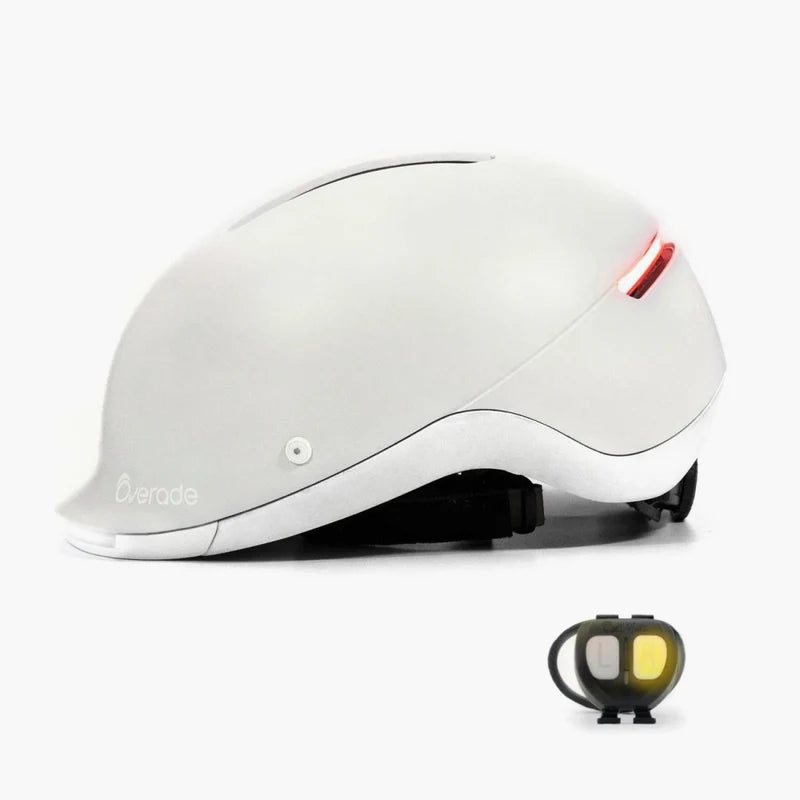 Casco da bici luminoso con indicatori di direzione – Overade Life