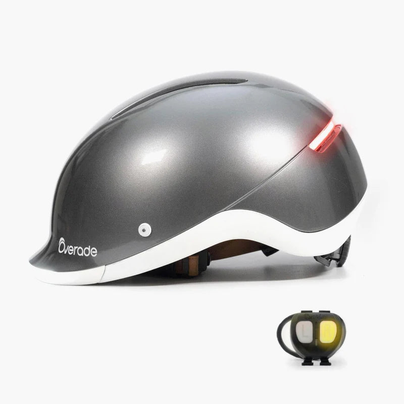 leuchtender fahrradhelm Casque vélo urbain Overade Life – Éclairage 360° et clignotants