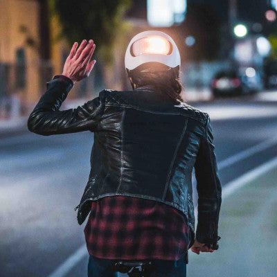 Casque vélo urbain intelligent Lumos Matrix blanc avec éclairage - #5