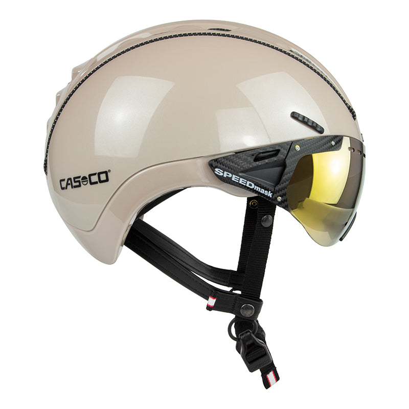 fahrradhelm damen casco Casco Roadster Plus Casque vélo gris à visière pour cycliste urbain