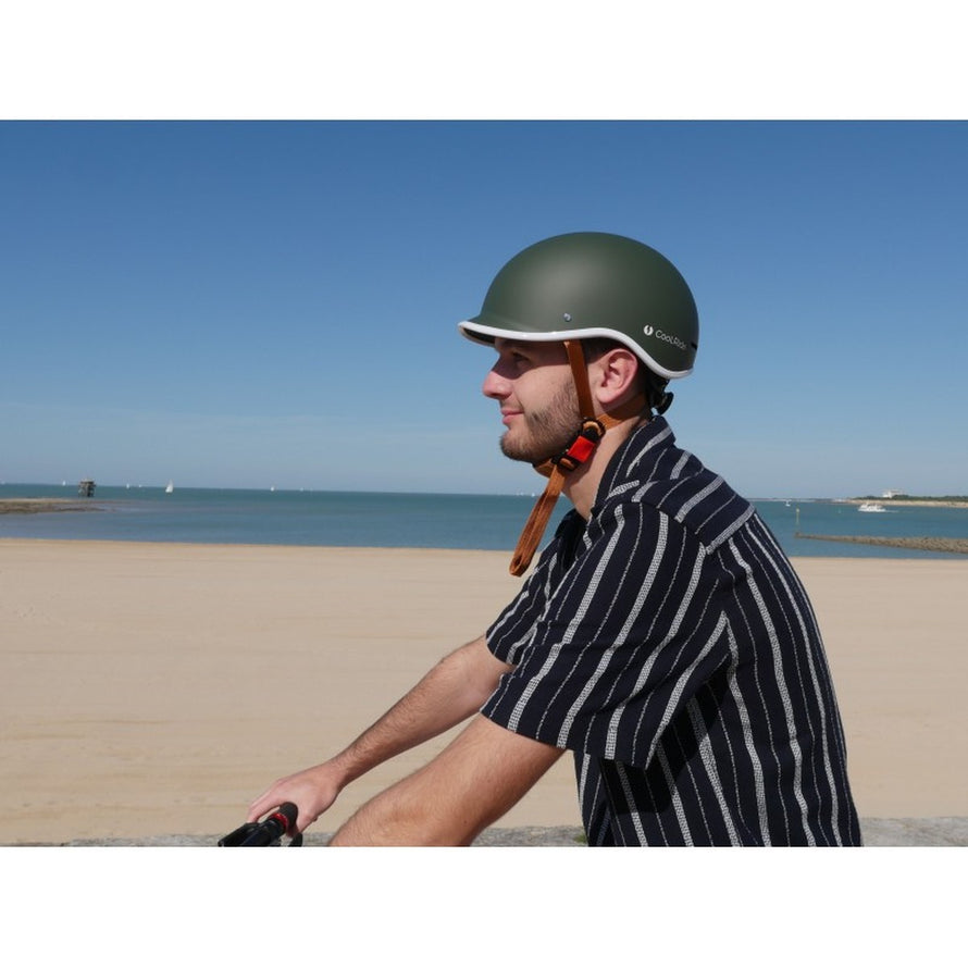 Stadtfahrradhelm mit Visier und Headlock COOLRIDE