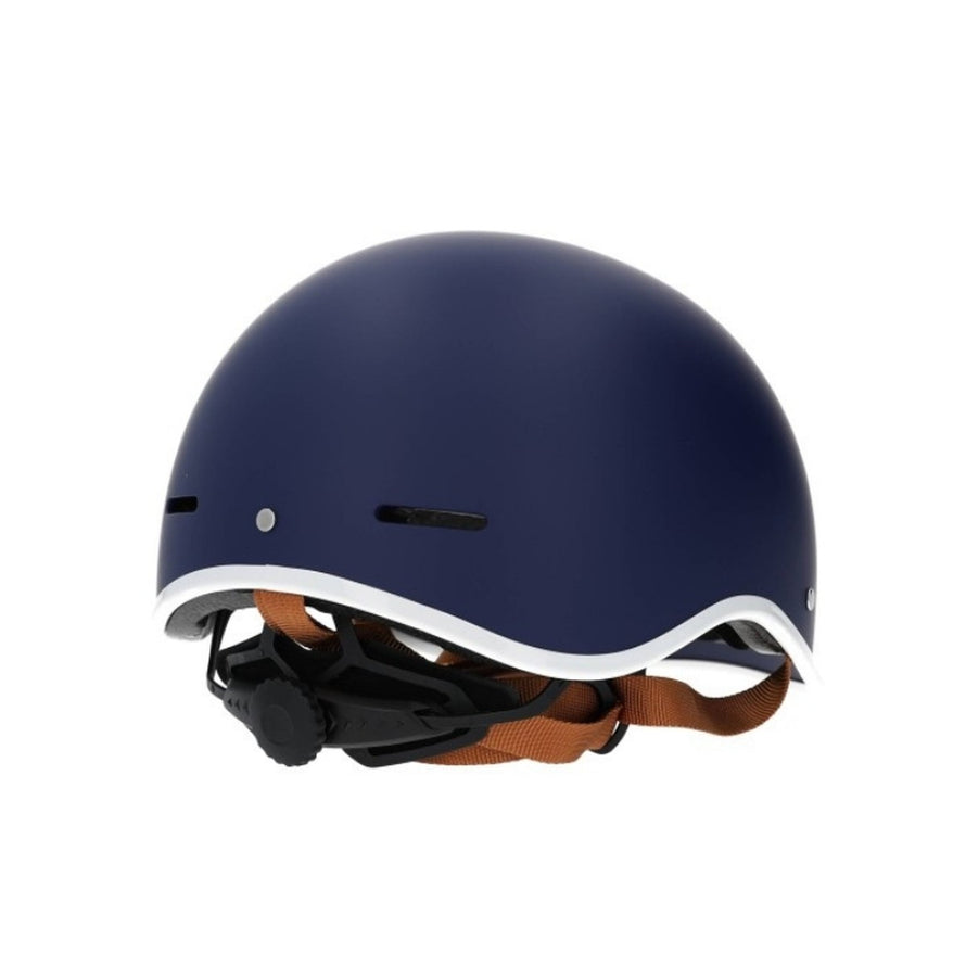 Fietshelm Coolride Headlock marineblauw met verstelbare vizier en optimale ondersteuning voor veilige stadsritten