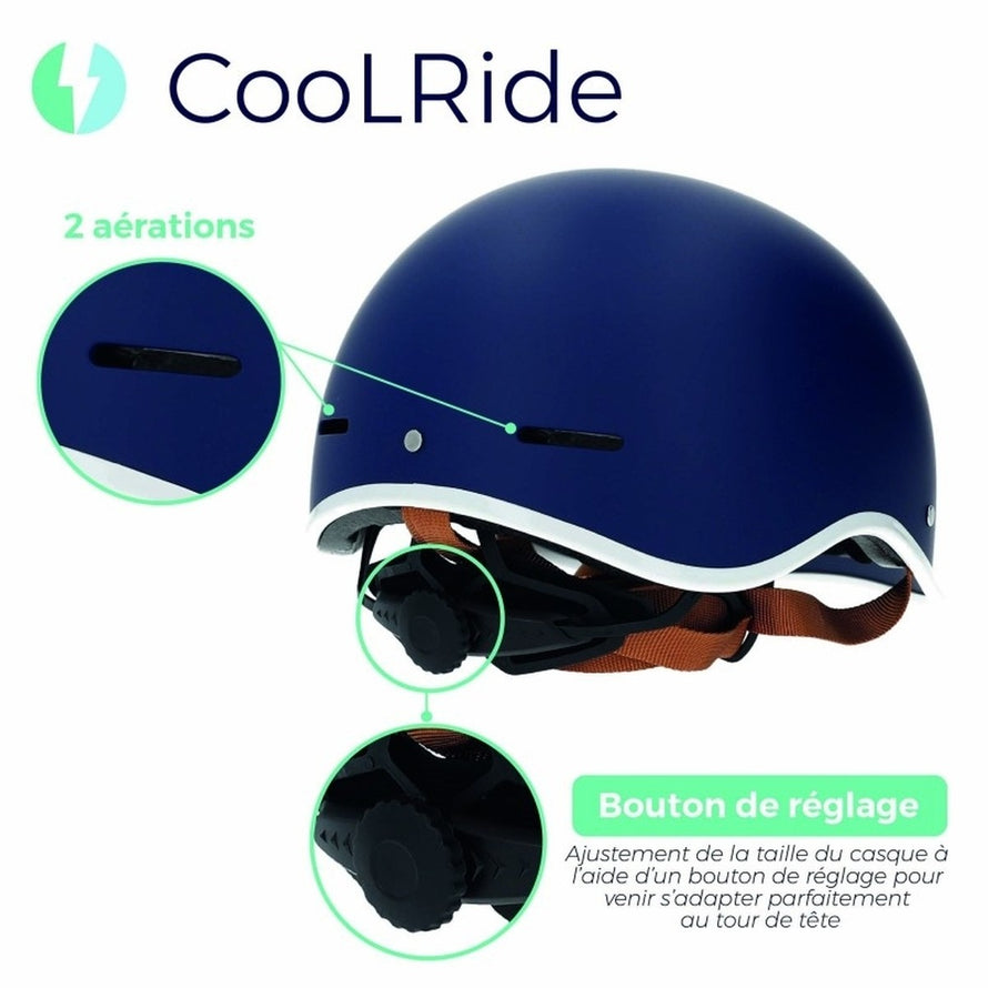 Stadsfietshelm Coolride Headlock met vizier en nauwkeurige afstelling voor een veilige comfort in de stad