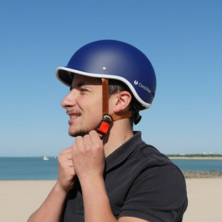 Casque vélo ville avec visière et Headlock COOLRIDE