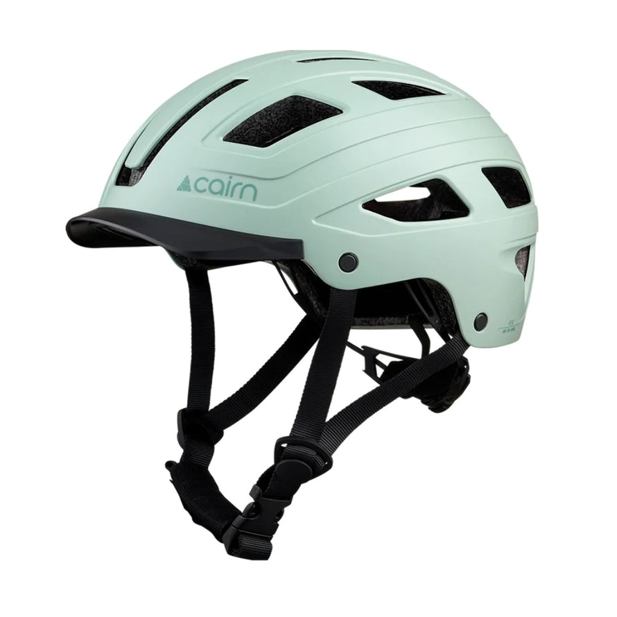 Casque de vélo ville Cairn Clarke 7896 avec lumière LED intégrée pour sécurité et confort urbain