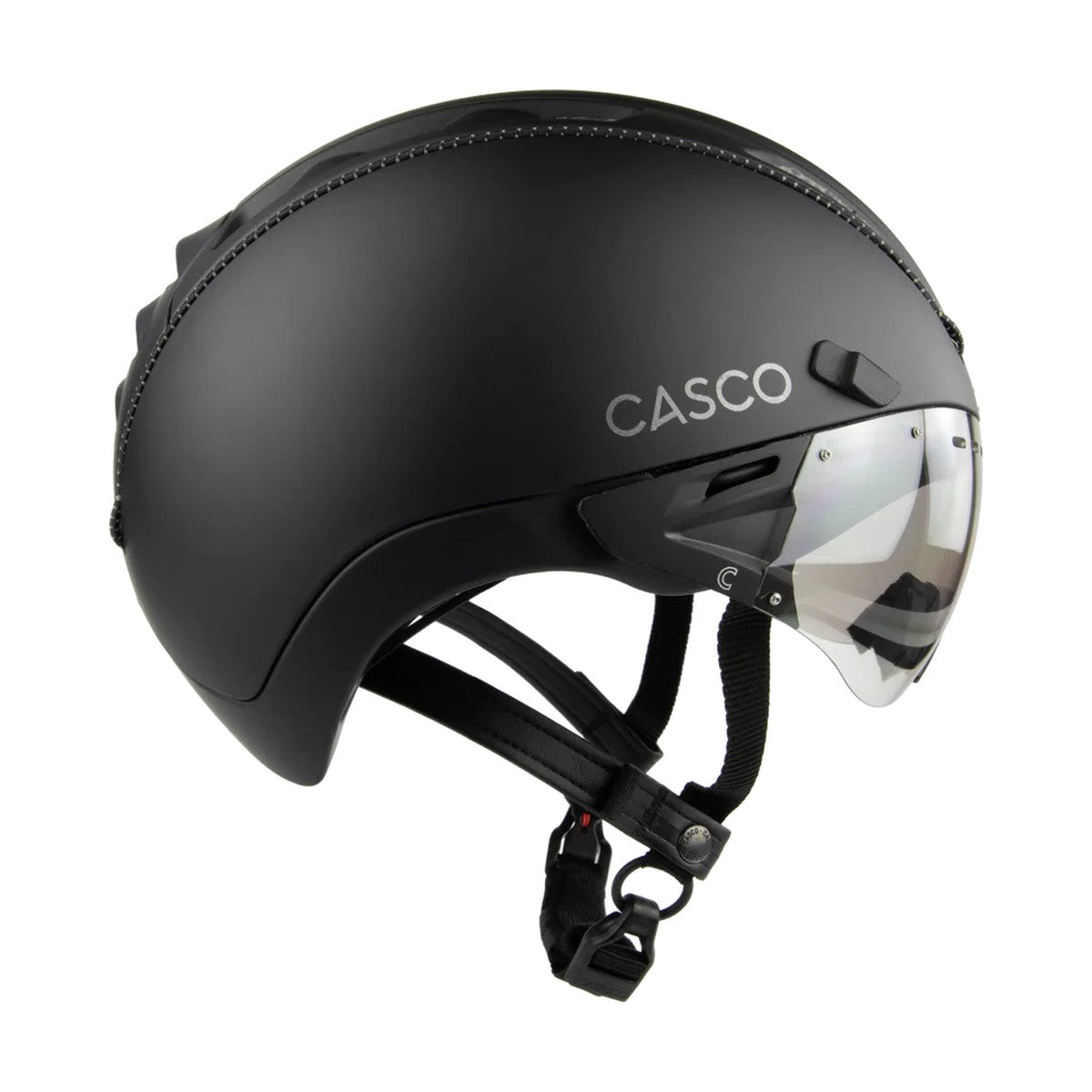 Casco Roadster Plus Casque vélo gris à visière pour cycliste urbain