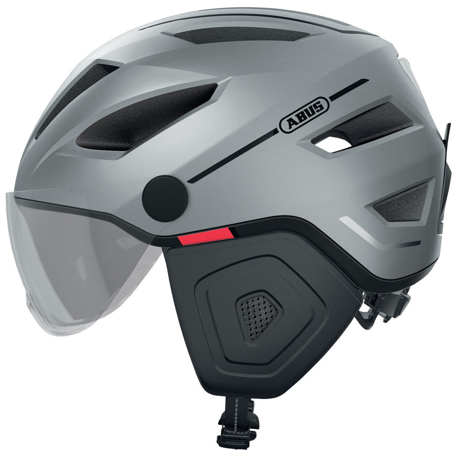 Casco ABUS Pedelec 2.0 Per Bici Elettrica - Con Fanale Posteriore, Giallo, Taglia L - Foto 10