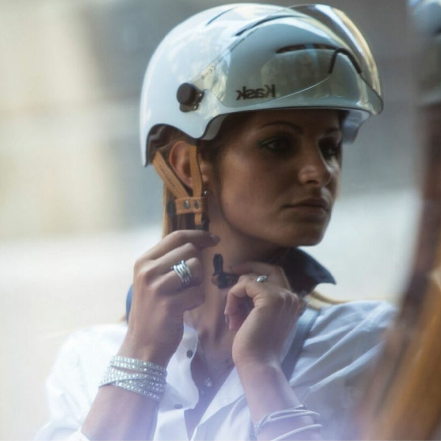 kask lifestyle fahrradhelm mit visier Lifestyle Kask Fahrradhelm für die Stadt mit Visier