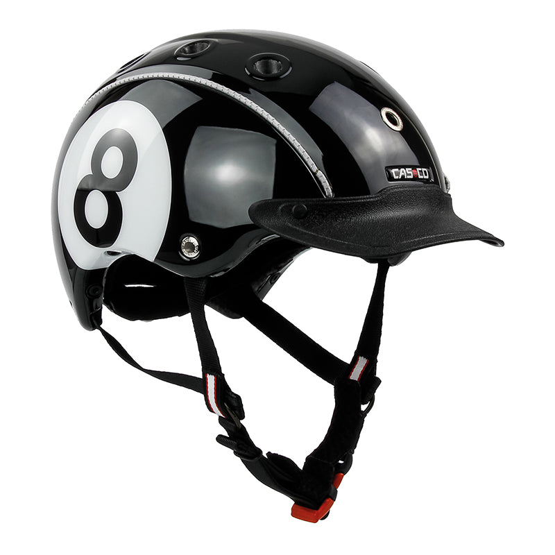 Casco Mini 2 8 Ball Kinderfahrradhelm mit Mini-Visier