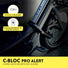 Antivolsleutel Auvray C-Bloc Pro Alert 100 cm met alarm van 120 dB en 3V lithiumbatterij voor lange duur