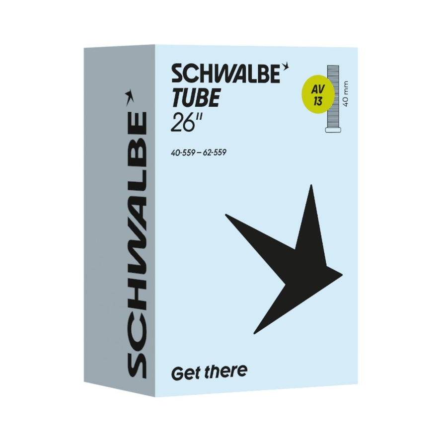 Chambre a air Schwalbe 26 pouces modele AV13 avec valve 40 mm pour pneus de velo 26 pouces