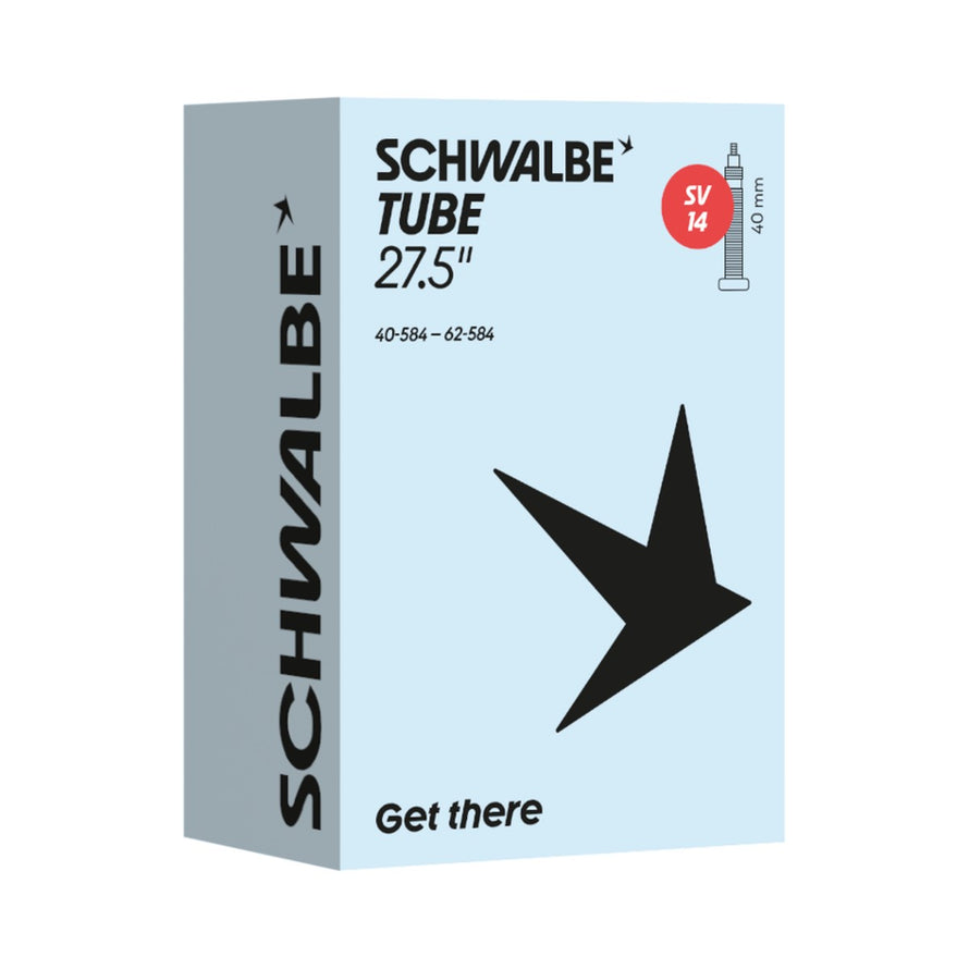 Chambre a air Schwalbe 27 5 pouces avec valve SV14, compatible VTT et velo urbain, haute qualite et durabilite