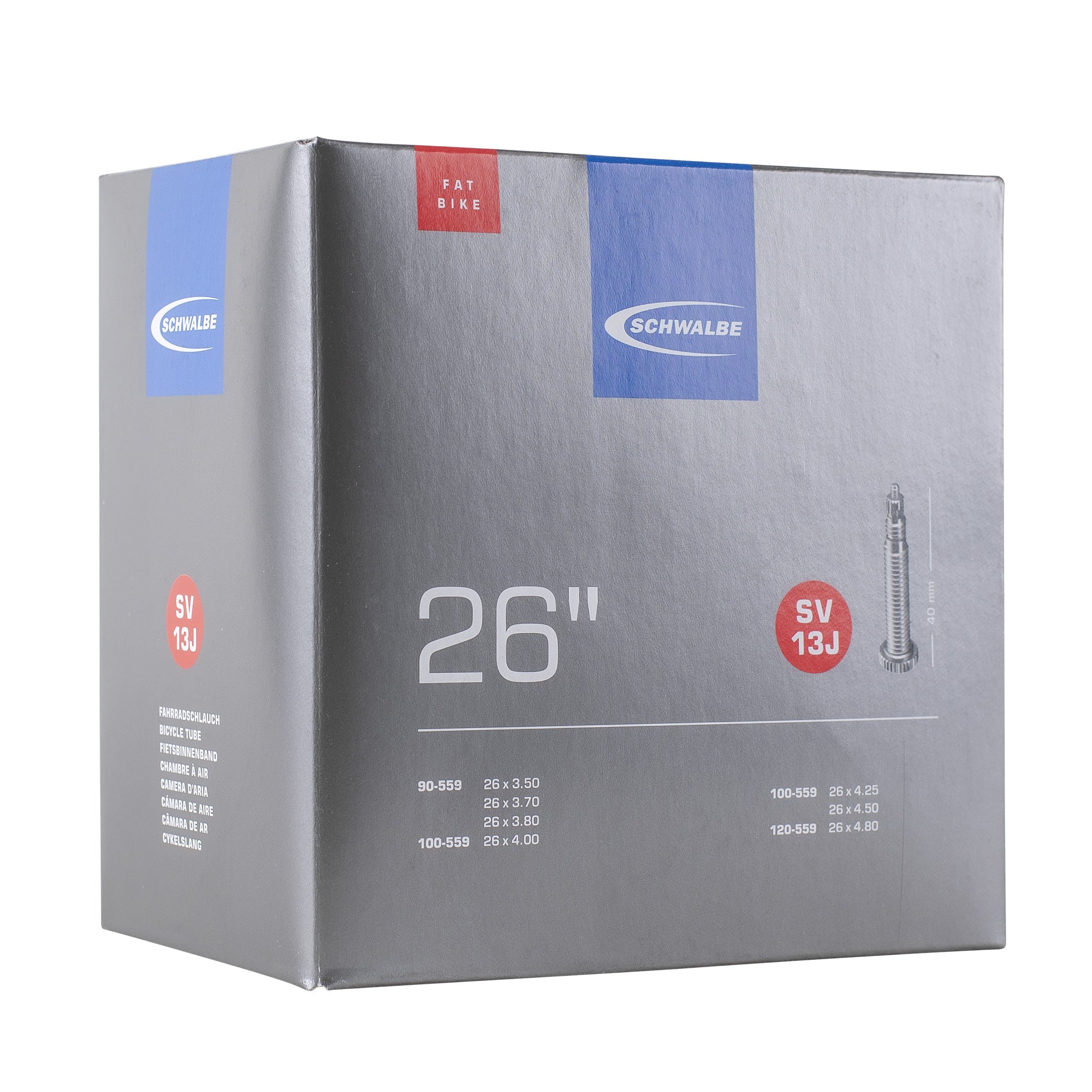 CHAMBRE A AIR VELO 26 x 1,50-2,00 (40/54-559) VALVE SCHRADER 45MM VTT CHAMBRE A AIR VELO 26 x 1,50-2,00 (40/54-559) VALVE SCHRADER 45MM VTT