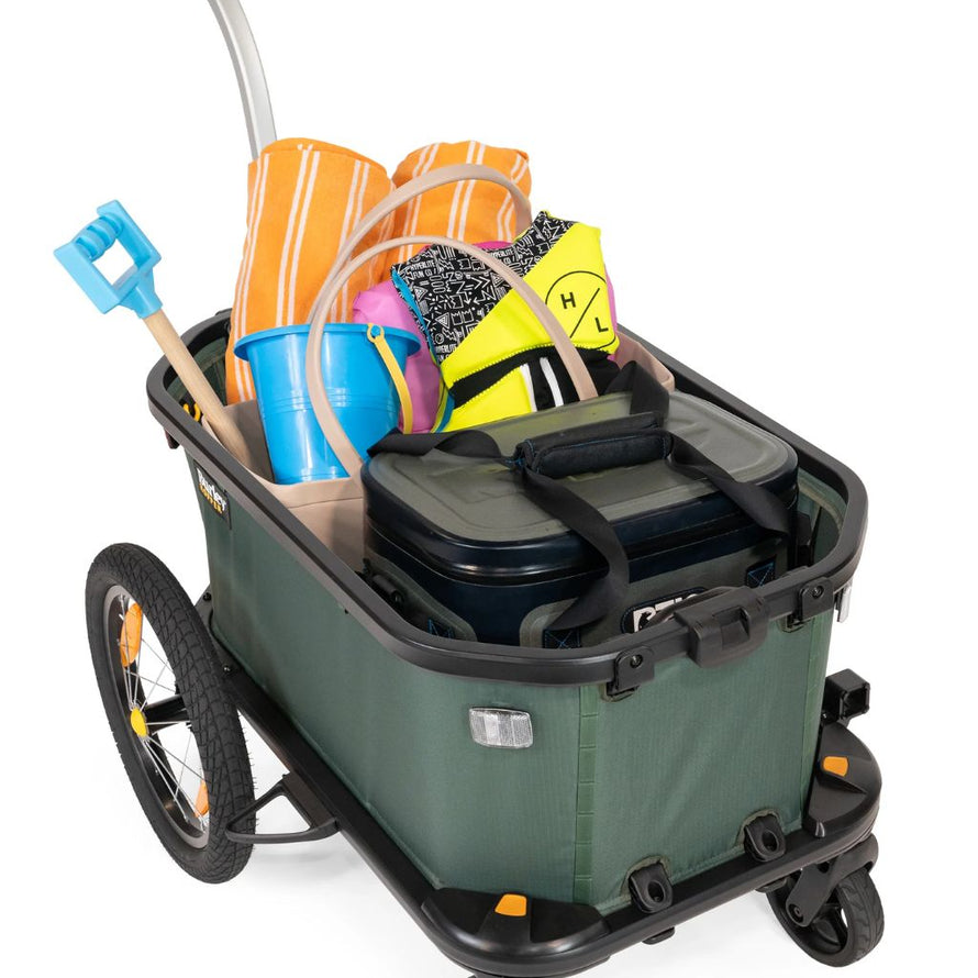 Chariot-remorque pour transporter 45 kg d'affaires à vélo Hopper de Burley