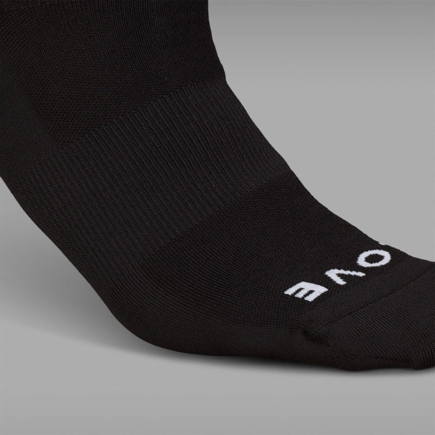Chaussettes de vélo légères Sl GripGrab noires, confort et performance pour cyclistes exigeants