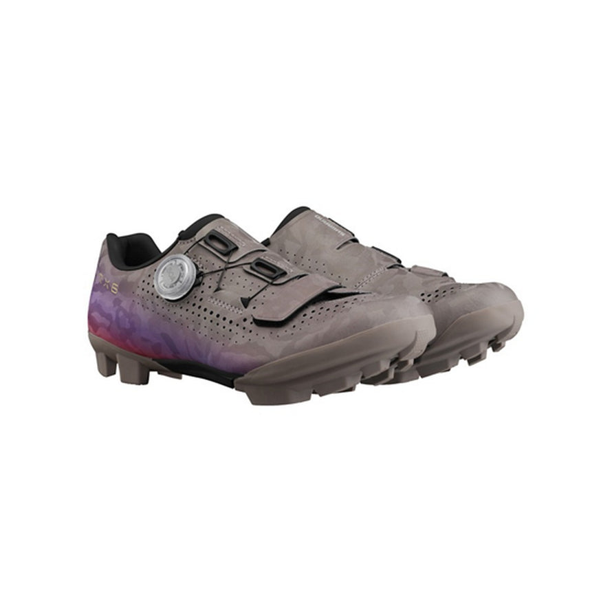 Chaussures gravel femme Shimano SH-RX600 SPD avec design innovant et système de serrage BOA performant
