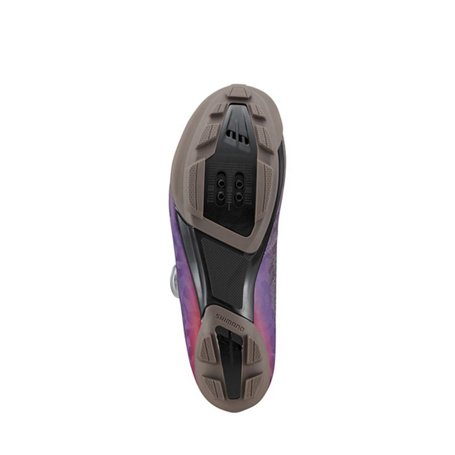 Semelle robuste et antidérapante des chaussures gravel femme Shimano SH-RX600 SPD pour une adhérence maximale