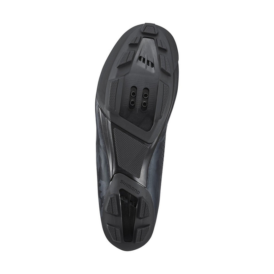 Semelle antiderapante des chaussures gravel femme Shimano SH-RX600 SPD pour une meilleure accroche