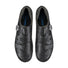 Chaussures gravel homme Shimano SH-RX600 SPD noires camouflage, alliant style et performance pour cyclisme