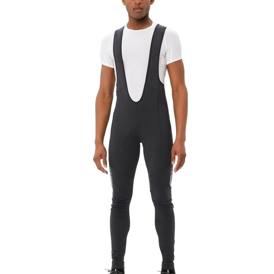 cycliste portant le collant cycliste hiver vaude matera ii vue de face