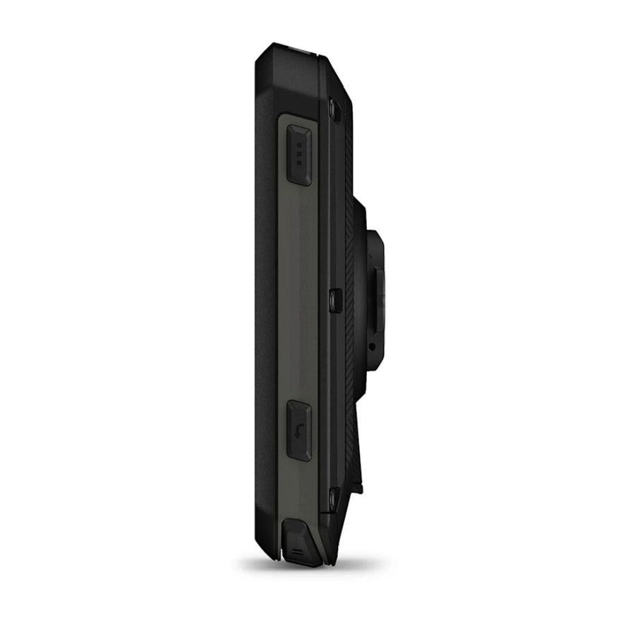 Profil cote avec boutons du compteur GPS Garmin Edge 550 pour cyclisme precise et connectee