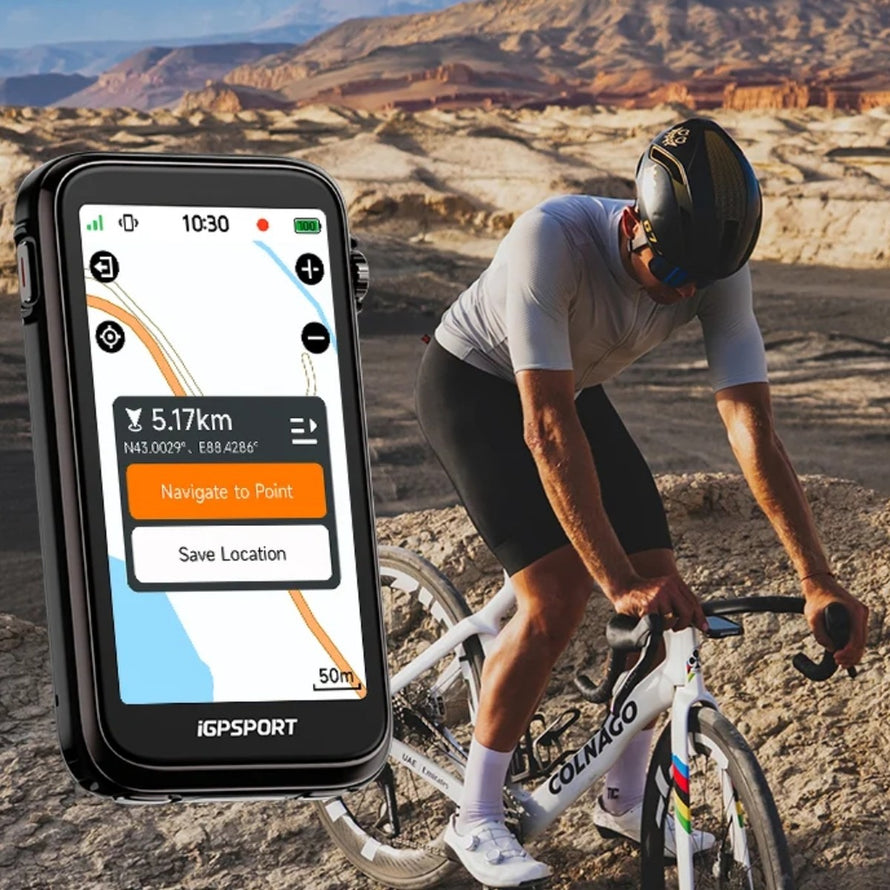 Compteur GPS IGPSPORT BiNavi ULTRA avec guidage précis et enregistrement de parcours pour cyclistes exigeants