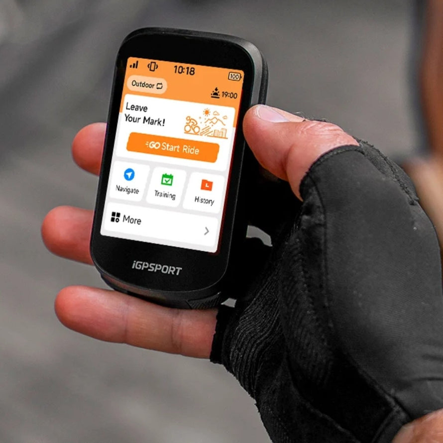 Compteur GPS vélo igpsport BSC200 Pro avec interface intuitive et options de navigation pour cyclistes connectés