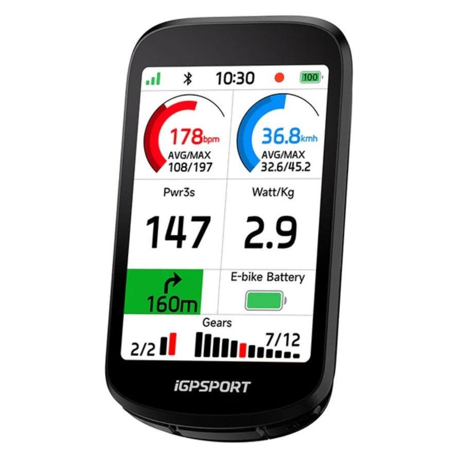 Compteur vélo iGPSport BSC500 222 avec écran couleur et données précises pour cyclisme performant