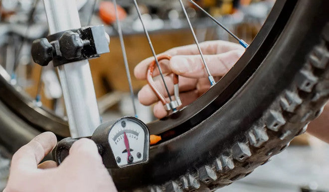 Cómo medir una rueda de bicicleta