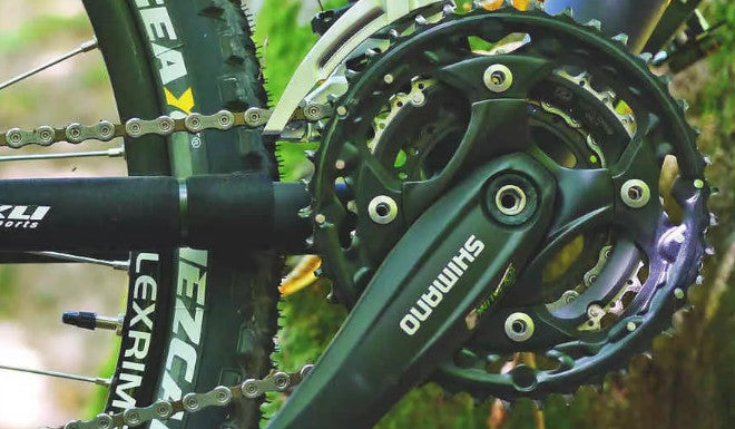 Guarnitura Corona Bici 42 Denti Con Pedivella + Pedali Catarifrangenti - Kit Upgrade Per Mountain Bike E City Bike - Foto 2