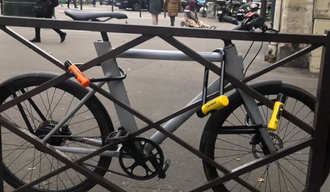 PrimeMatik - Antivol de cadre à vélo pour blocage de roue avec clé