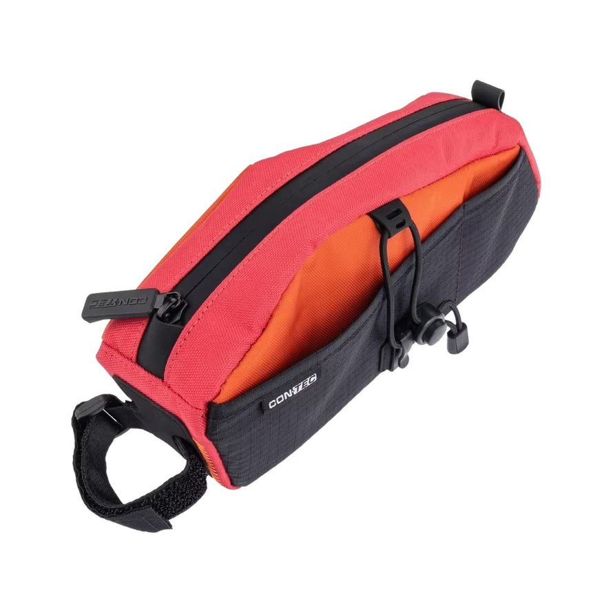 Sacoche top tube Contec Urban 1.5 L rouge orange, compacte et pratique pour vélo urbain marque 33
