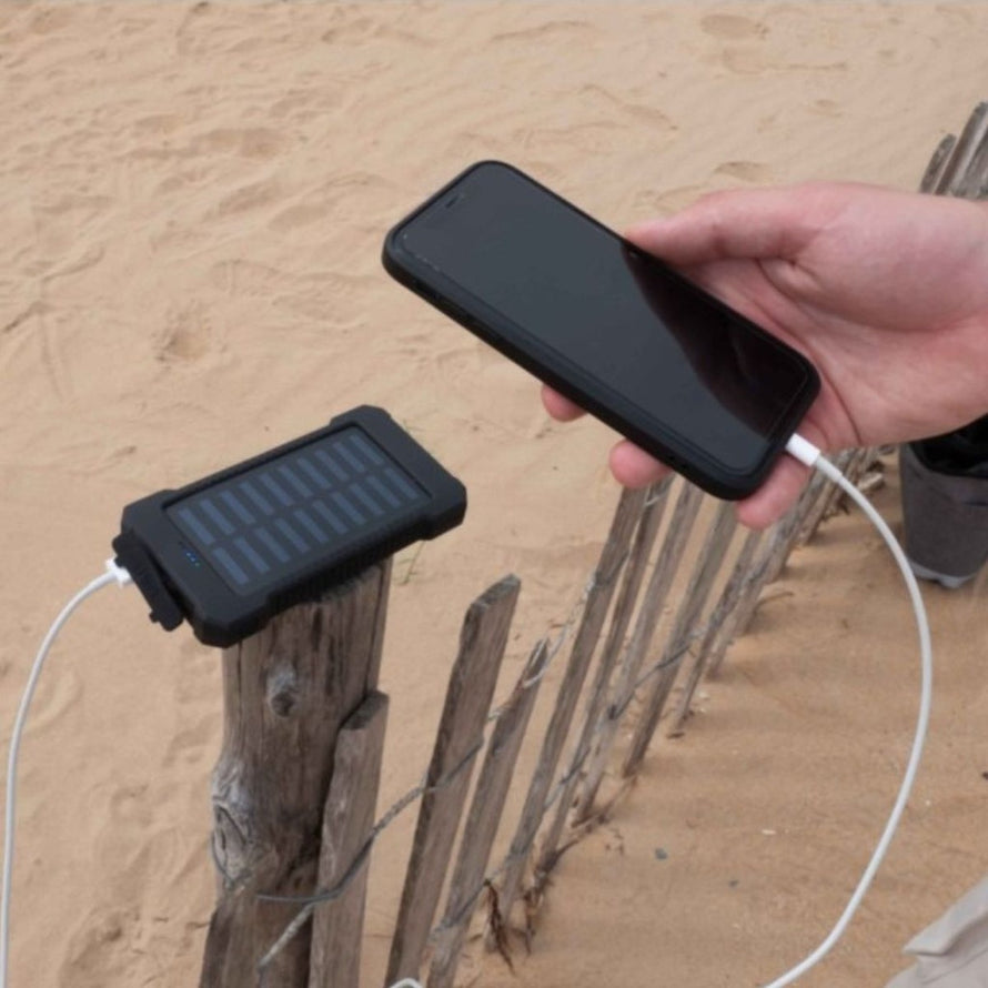 handy laden fahrrad solar Solar-Fahrradbatterie 10.000 mAh mit Smartphone-Halterung