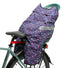 Protection pluie et froid Opossum Magic Galaxy pour siège vélo arrière, couverture chaude et douillette