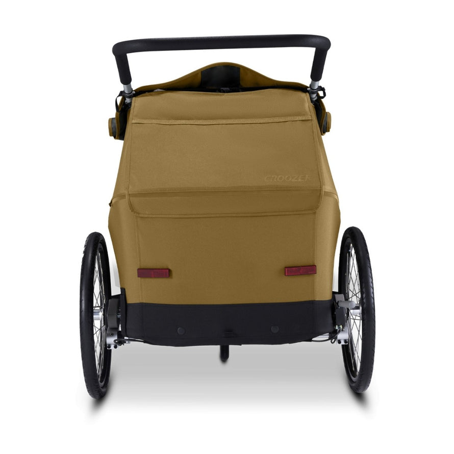 Remorque velo Croozer Kid Ellma 2 places avec kit jogging, confort et securite pour enfants en promenade