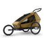 Remorque vélo Croozer Kid Ellma 2 places avec kit jogging, polyvalente pour balade et jogging en toute sécurité
