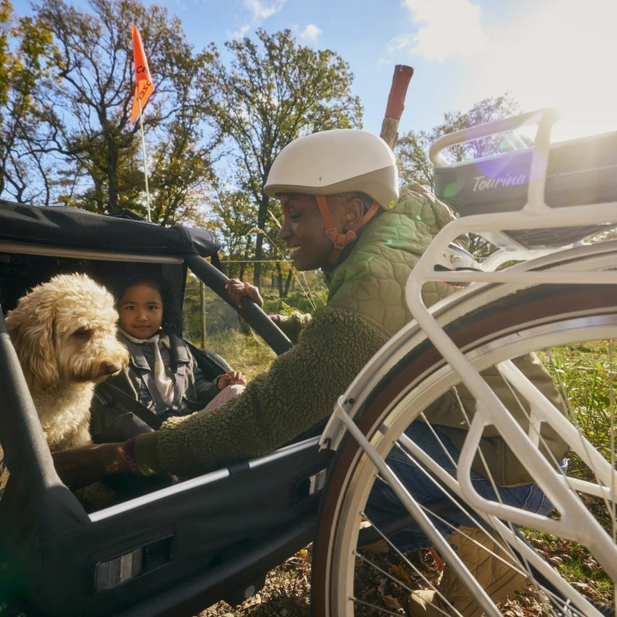 Module chien Yuuna Croozer pour remorque vélo, transport sécurisé et confortable pour animaux et enfants