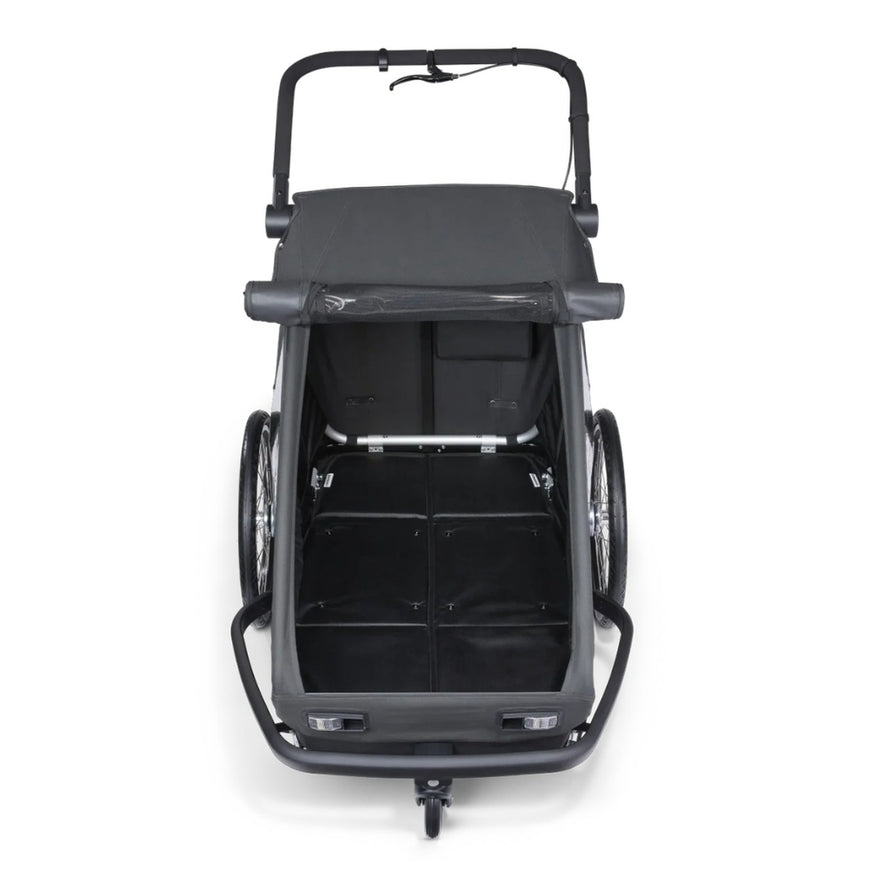 Module cargo pliable Croozer Yuuna pour remorque vélo, souple et spacieux pour transporter divers objets facilement